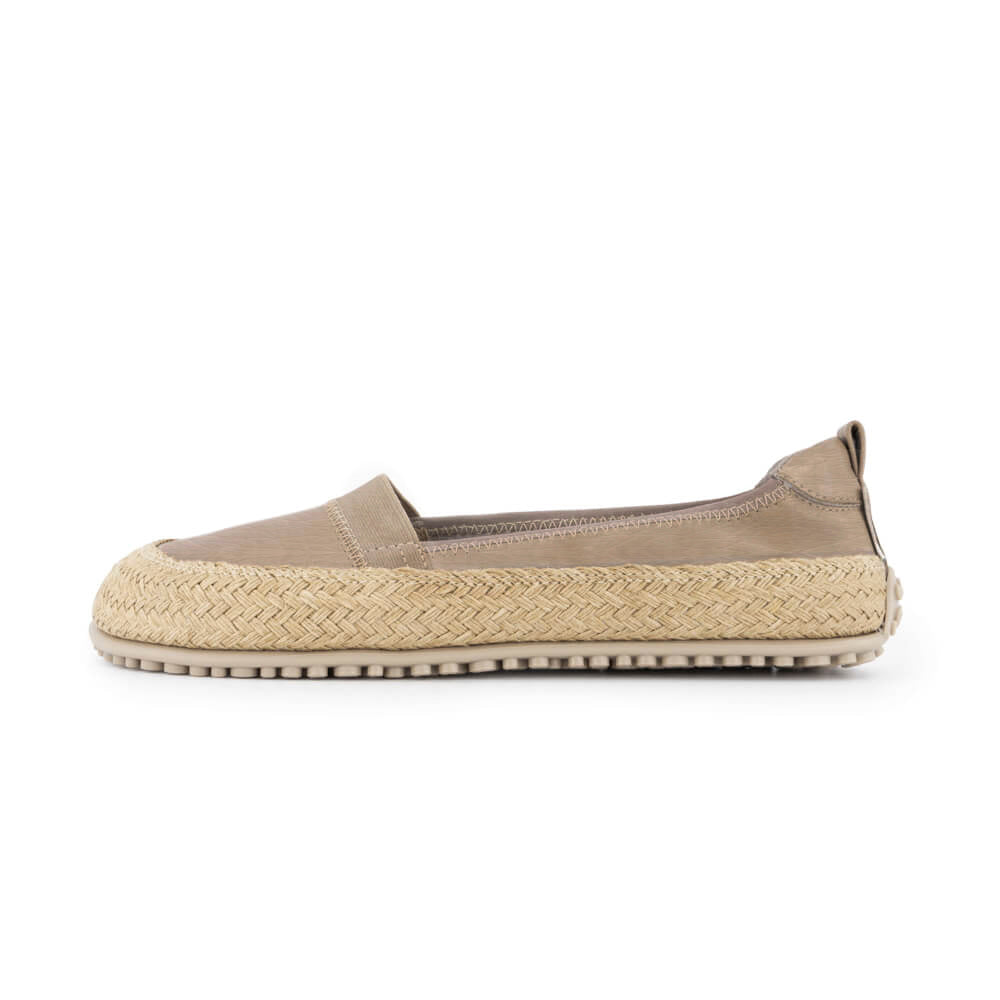 zapatillas alpargatas adulto unisex diseno minimalista respetuoso cuerda resinada piel beige teulada ss24