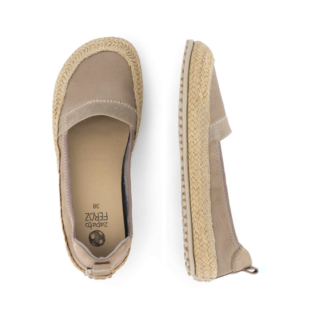 zapatillas alpargatas adulto unisex diseno minimalista respetuoso cuerda resinada piel beige teulada ss24 -03