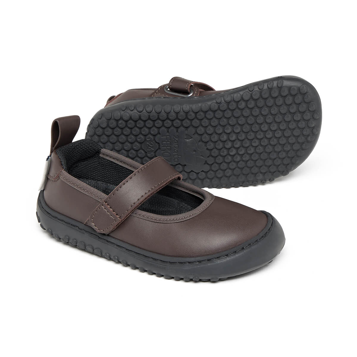 bailarinas francesitas colegio comodas ligeras suela plana flexible ninas color marron aitana rocker aw25 02
