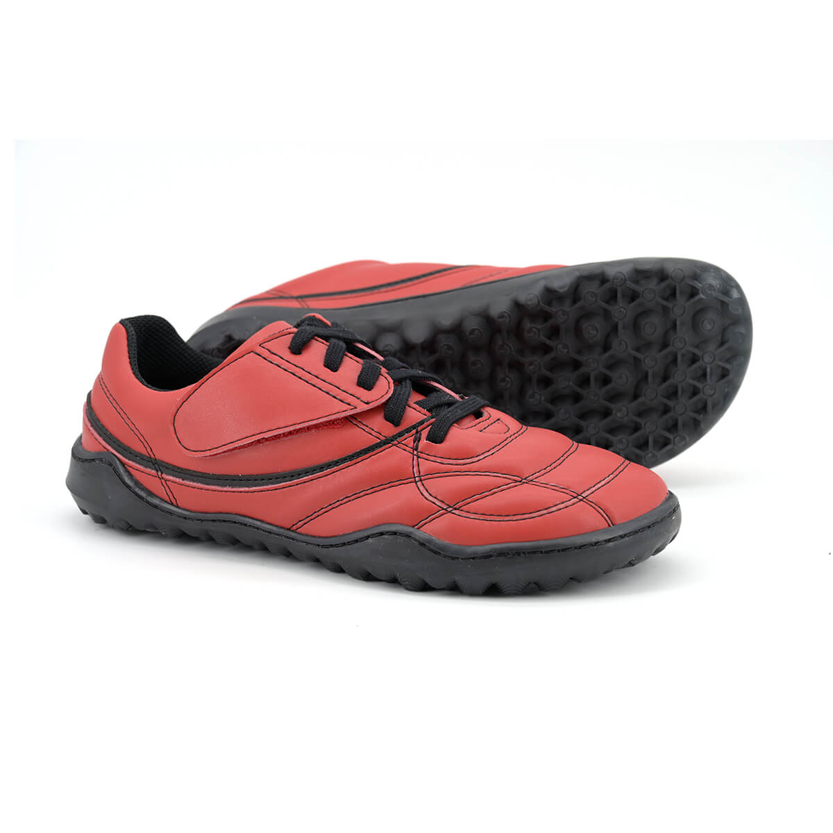 bota futbol sala barefoot rojo negro amunt ss25 02