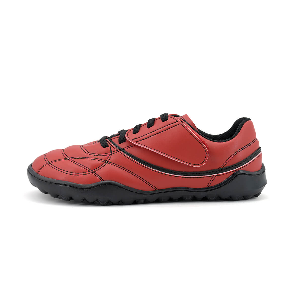 bota futbol sala barefoot rojo negro amunt ss25