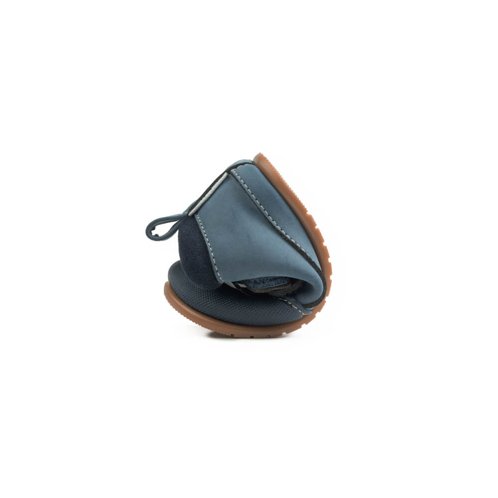 botas barefoot bebe plantilla protectora aislante transpirable color azul liria aw23