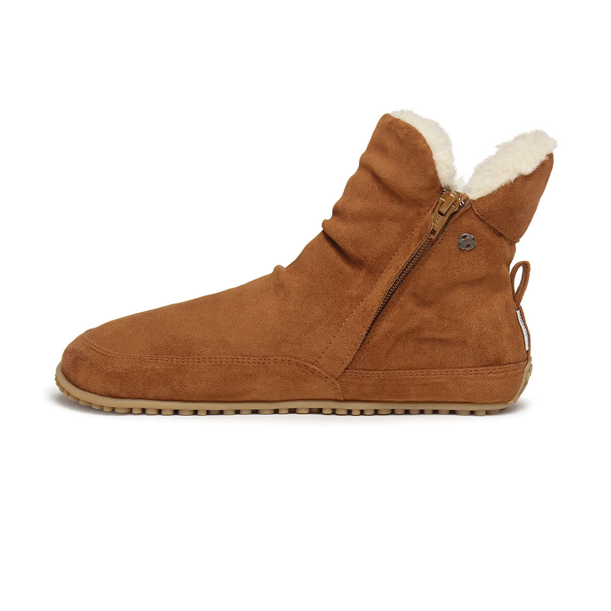 botines minimalistas diario piel color nut nuez marron claro chelva adulto aw25 01
