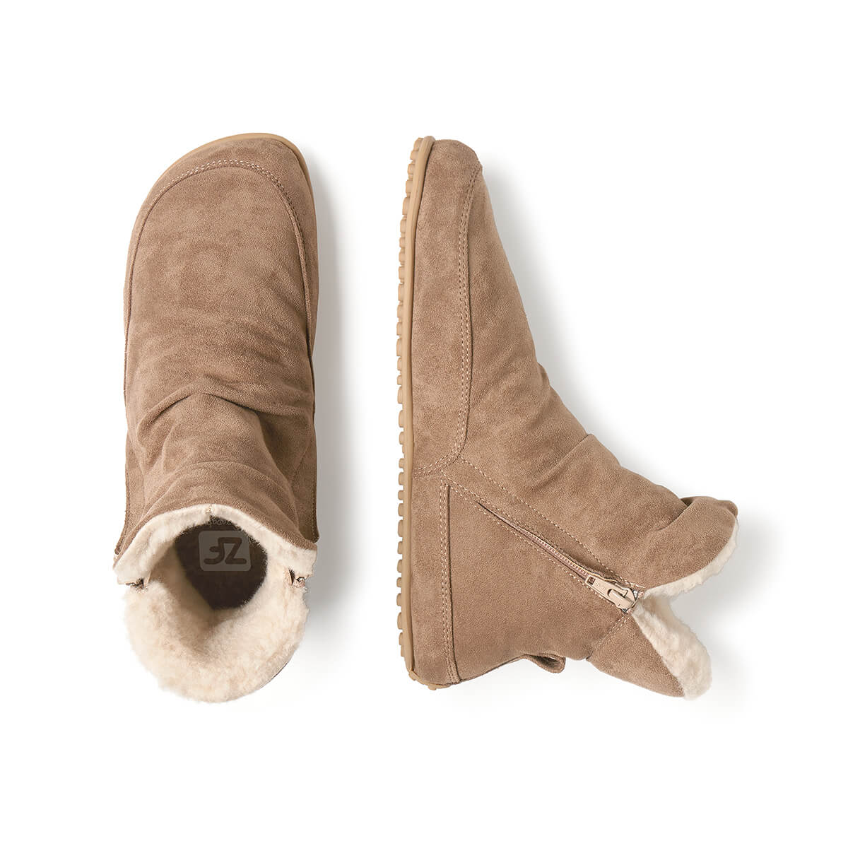 botines minimalistas diario piel color piedra chelva adulto aw25 03