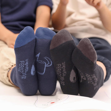 Pack 3 Calcetin escolar respetuoso barefoot zapato feroz