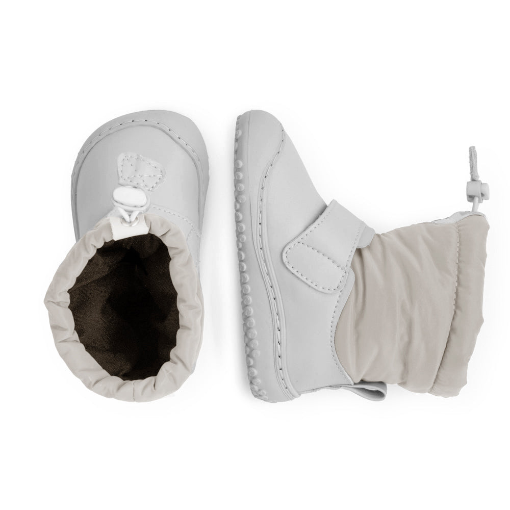 calzado barefoot minimalista microfibra nobuck bebe color gris bernia feroz aw24 03_a
