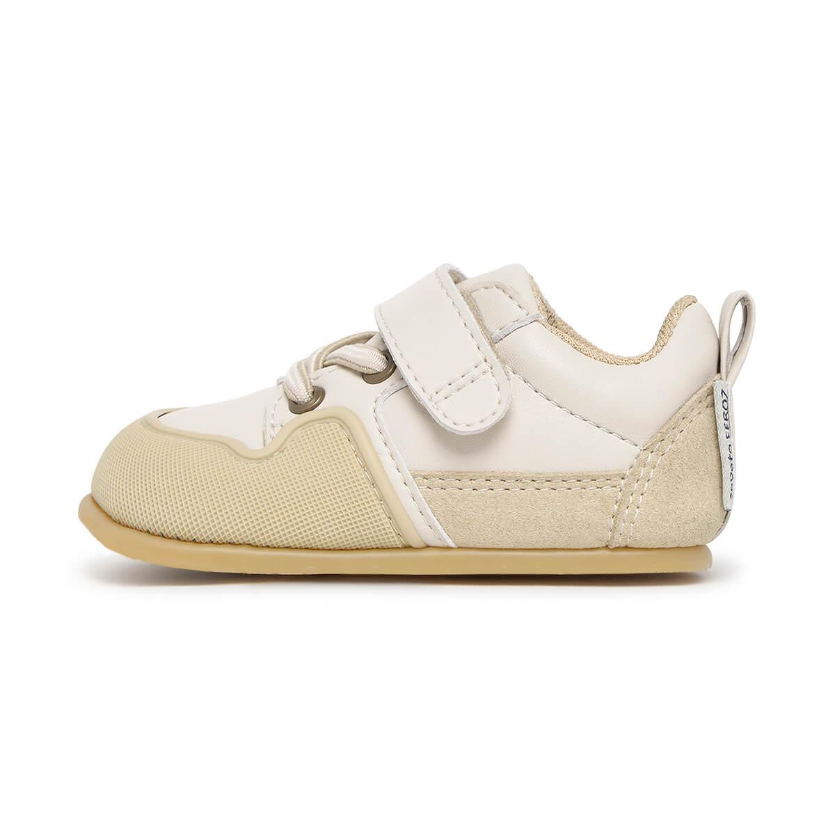 calzado barefoot primeros pasos bebe color beige off white cheste feroz AW25 01