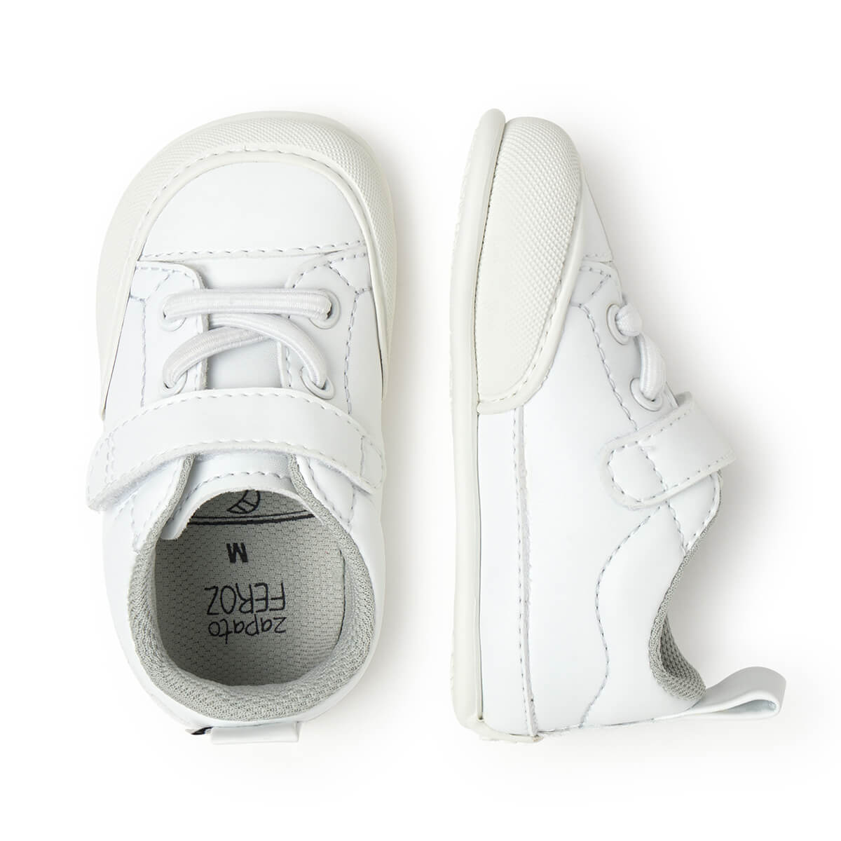 calzado barefoot vegano forma pie espacio dedos ninos ninas color blanco paterna feroz aw25 03