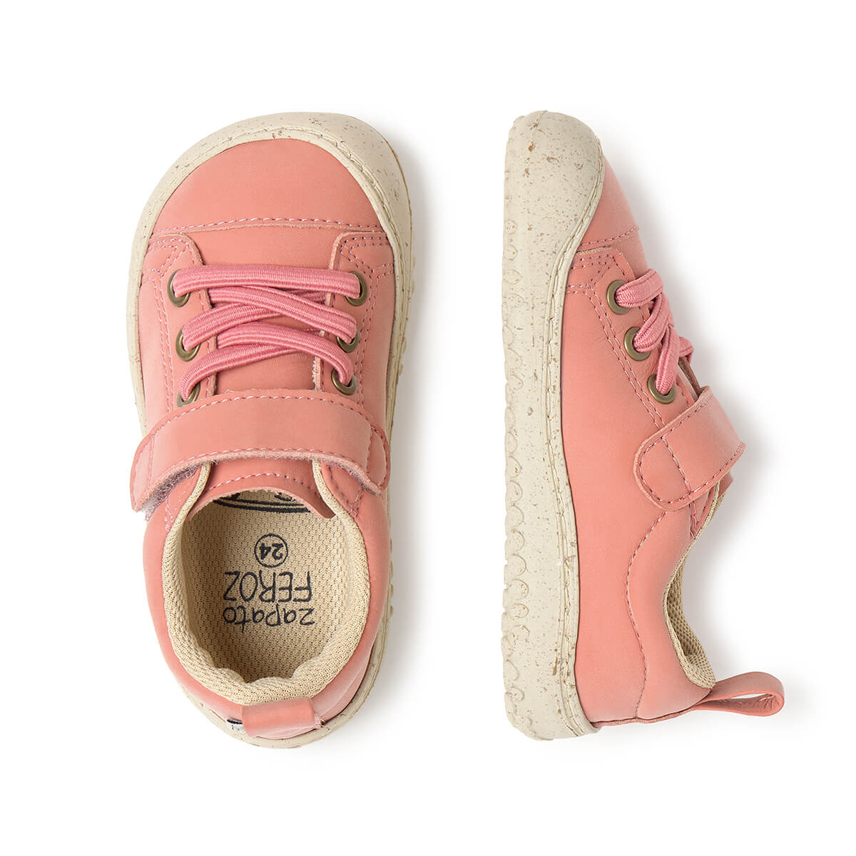 calzado barefoot vegano forma pie espacio dedos ninos ninas color frambuesa paterna rocker aw25 03