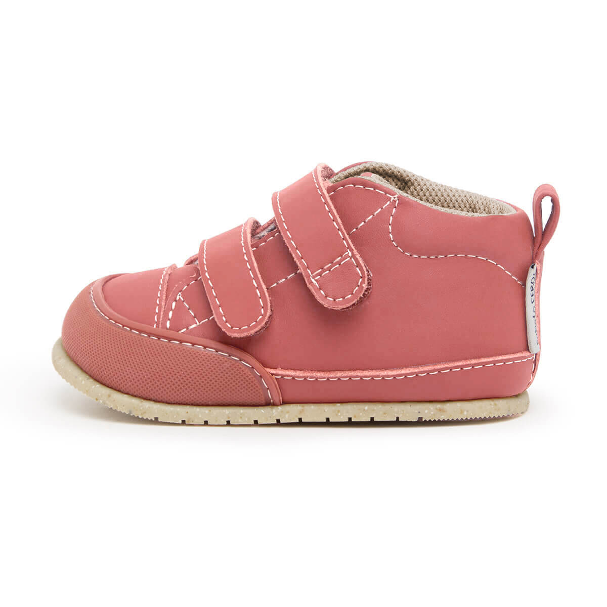calzado bota minimalista otono invierno bebe color rojo frambuesa liria feroz aw24 01a