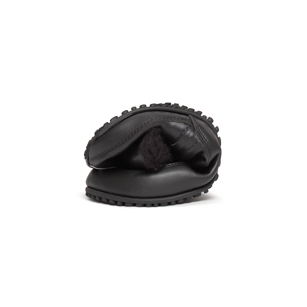 calzado botas barefoot comodas flexibles piel color negro chelva adulto aw25 04