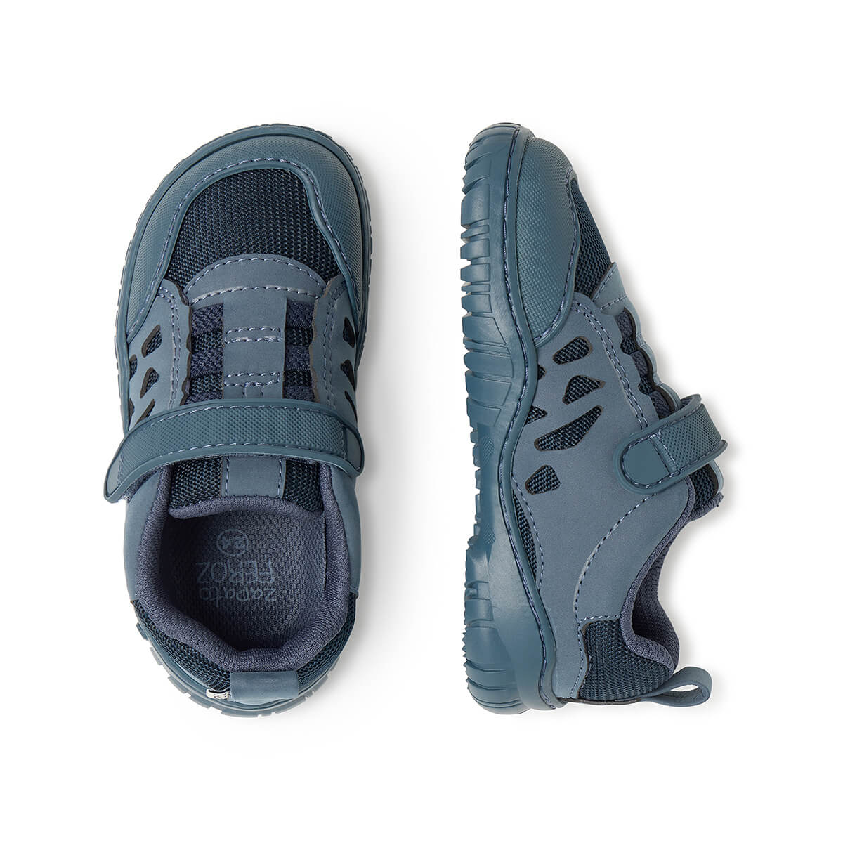 calzado infantil barefoot diseno respetuoso deportivo divertido moderno color azul denim onil rocker 03