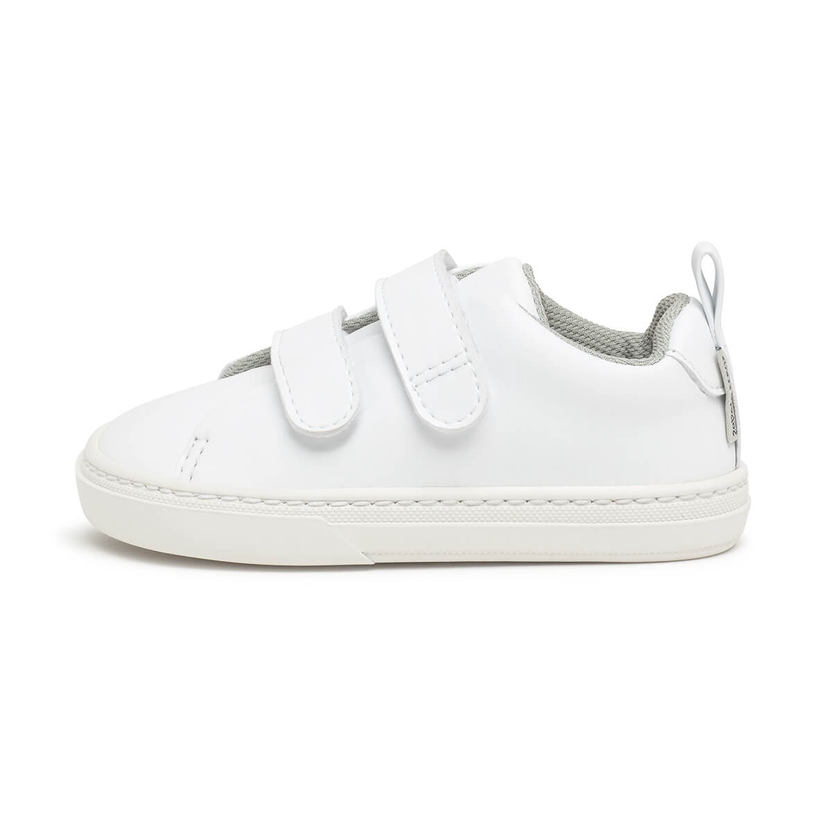 calzado infantil barefoot minimalista microfibra color blanco valencia rocker aw24 01