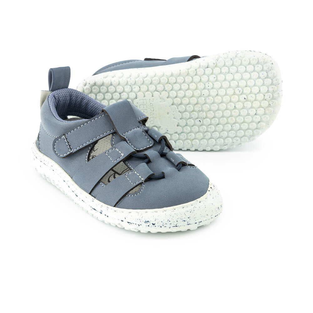 calzado infantil verano fresco transpirable ligero microfibra nobuck color azul canet rocker ss24