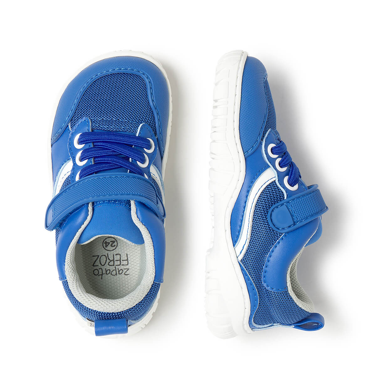calzado respetuoso pisada forma natural pie ninos color royal azul biar rocker AW25 03