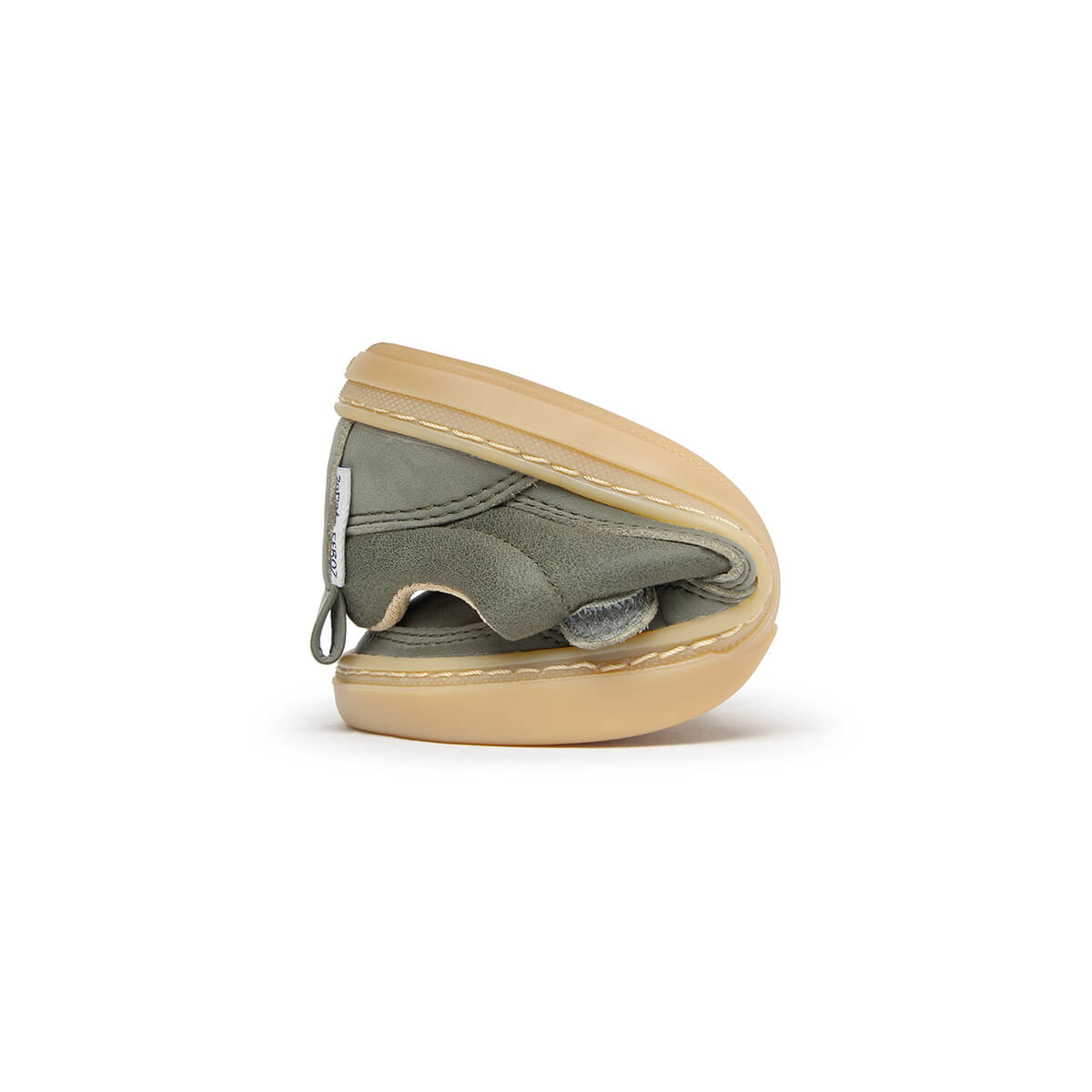 calzado respetuoso tejido microfibra faura color kaki rocker aw25 04