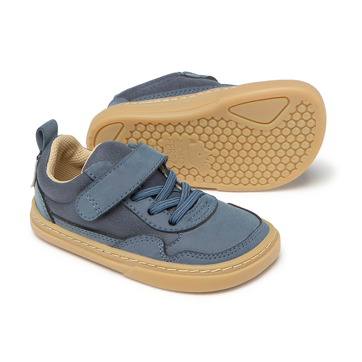 calzado respetuoso tejido microfibra feroz color azul denim faura rocker aw25 02