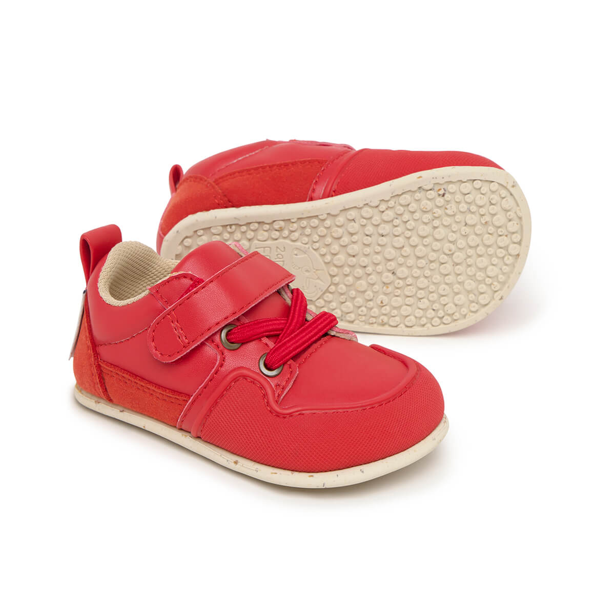 calzado vegano micronobuck bebe color rojo cheste feroz AW25 02