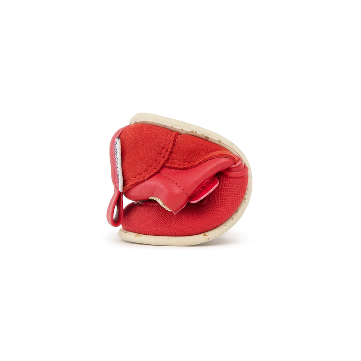 calzado vegano micronobuck bebe color rojo cheste feroz AW25 04
