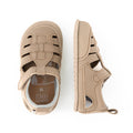 calzado verano sandalias veganas bebes color piedra gris oscuro puntitos tabarca ulises feroz ss24