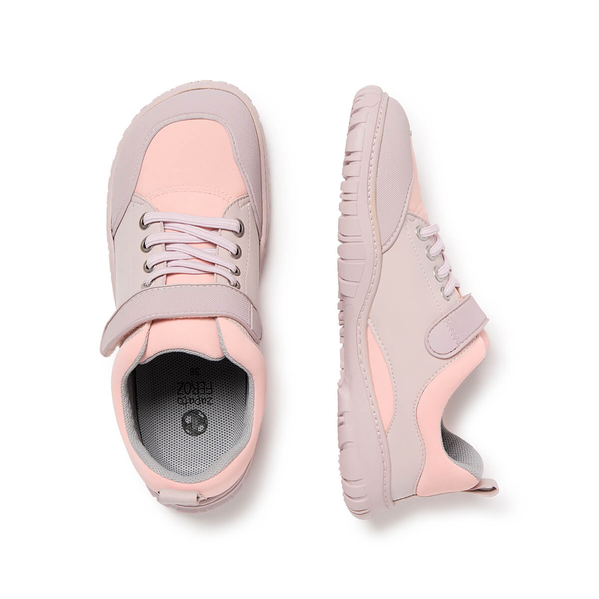 calzado zapatillas deportivas velcro diario casual color rosa ibi adulto aw24-03