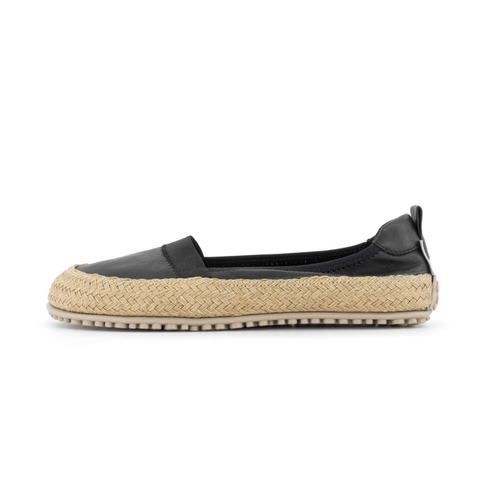 espardenas minimalistas fresquitas transpirables comodas ligeras mujer hombre color negro primavera verano teulada ss24 01