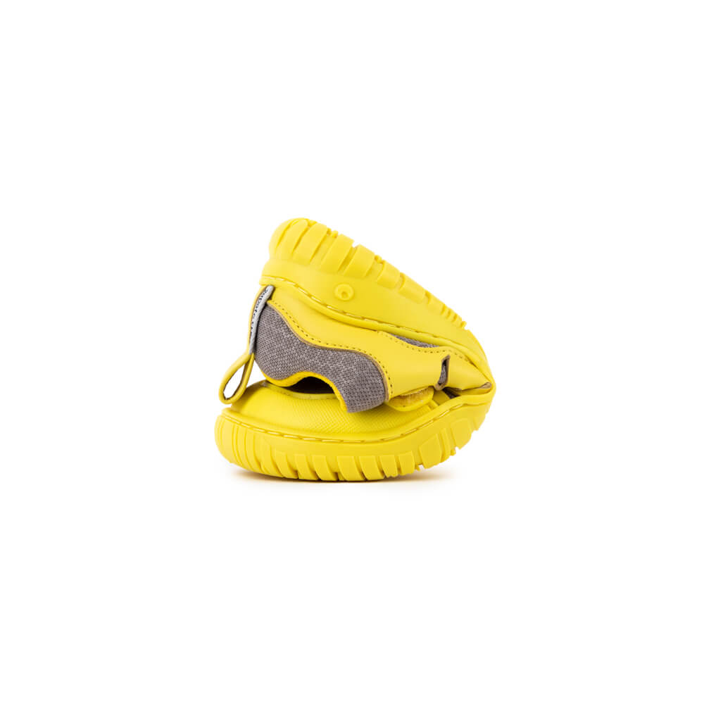 onil-rocker-lisos-aw23 Blanco microfibra . botas barefoot montana de colores para niños. Calzado respetuoso.