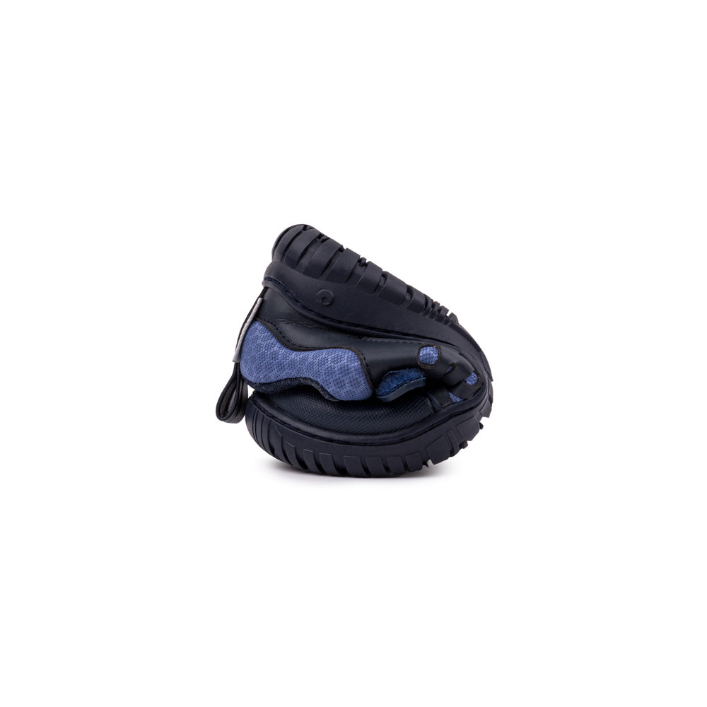 onil-rocker-lisos-aw23 Gris asfalto microfibra . botas barefoot montana de colores para niños. Calzado respetuoso.
