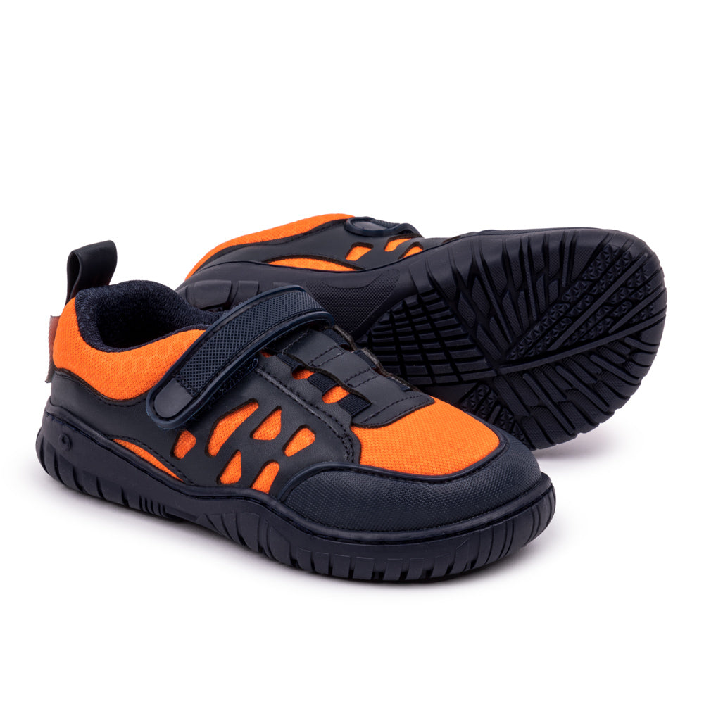 onil-rocker-lisos-aw23 Blanco microfibra . botas barefoot montana de colores para niños. Calzado respetuoso.