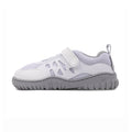 onil rocker lisos aw23 Blanco microfibra . botas barefoot montana de colores para niños. Calzado respetuoso.