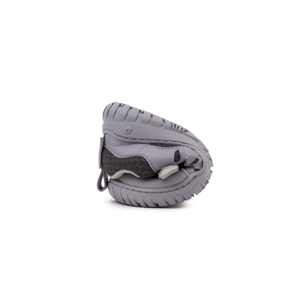 onil-rocker-lisos-aw23 Azul-Azul microfibra . botas barefoot montana de colores para niños. Calzado respetuoso.