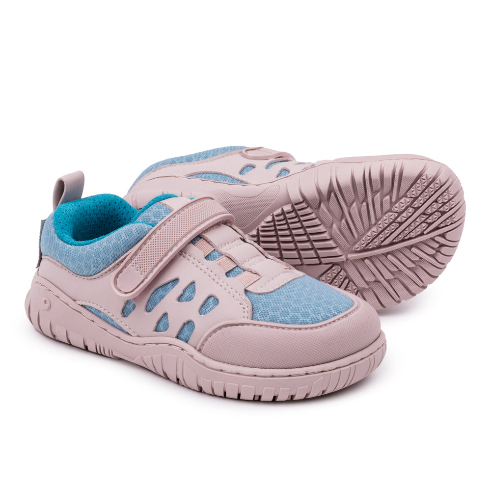 onil rocker lisos aw23 Blanco microfibra . botas barefoot montana de colores para niños. Calzado respetuoso.
