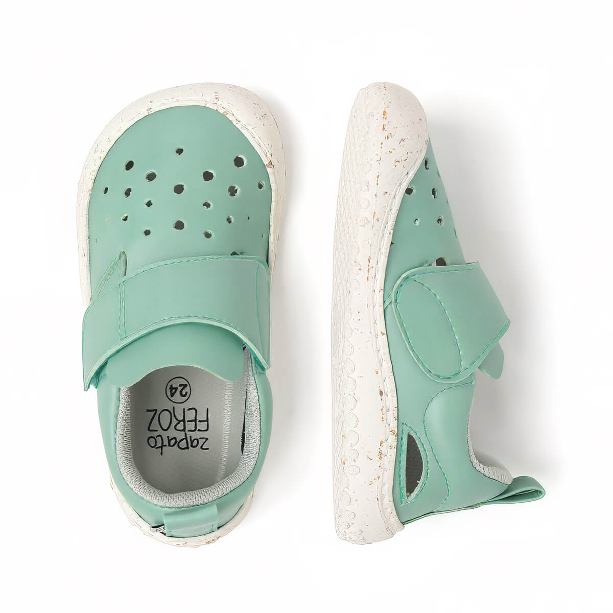 sandalia cerrada barefoot infantil mint benisa rocker ss25 03