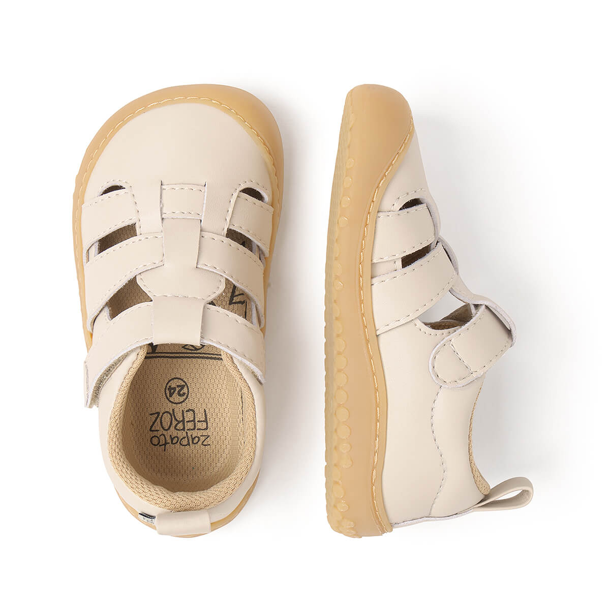 sandalia deportiva resistente agua respetousa infantil beige irta rocker ss25 03