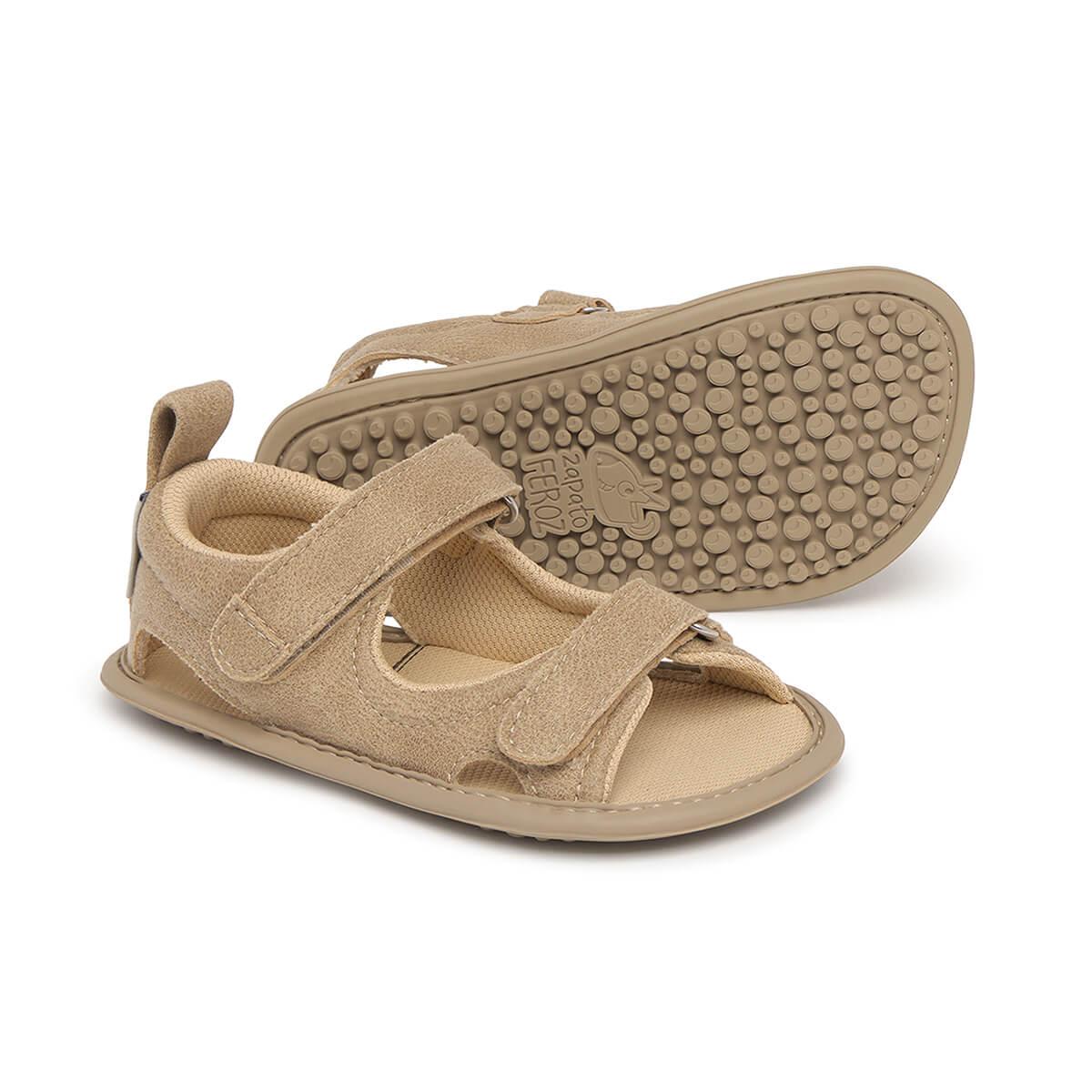 sandalia doble velcro barefoot infantil piedra Saler rocker ss25 02