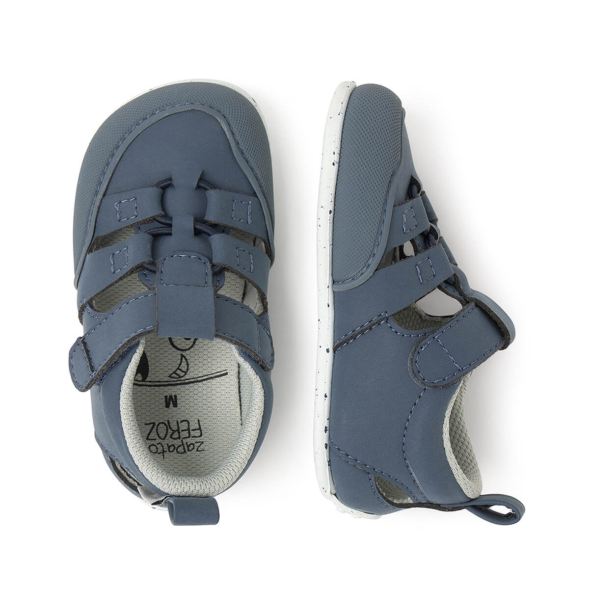 sandalia elastico respetuosa bebes azul canet feroz ss25 03