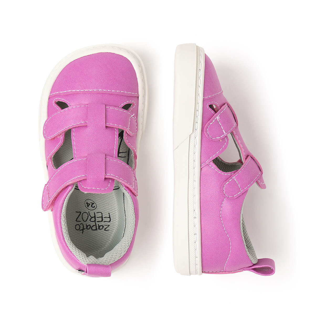 sandalia mayor apertura barefoot infantil fresa rosa javea rocker ss25 03