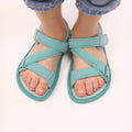 sandalia minimalista respetousa infantil oliva rocker ss25 zapato feroz