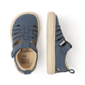sandalia trenzada barefoot infantil azul tabarca rocker ss25 03