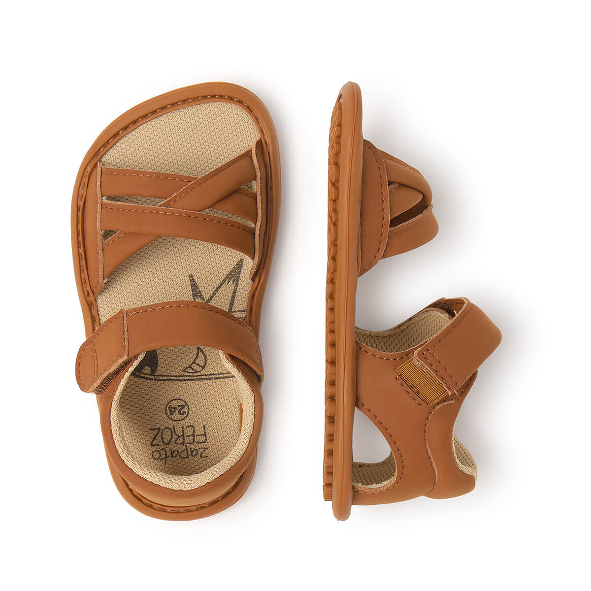 sandalia trenzada barefoot infantil nut gandia rocker ss25 03