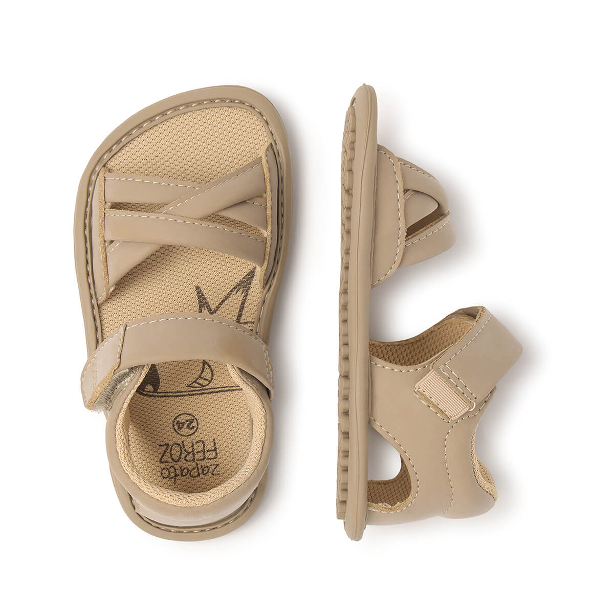 sandalia trenzada barefoot infantil pierdra gandia rocker ss25 03