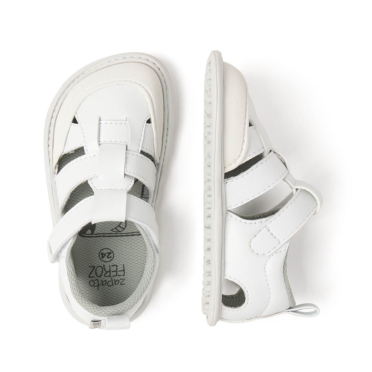 sandalia trenzada respetuosa infantil blanco denia rocker ss25 03