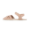 sandalias barefoot suela flexible blanda transpirable mujer hombre color rosa claro palido primavera verano gandia ss24_01