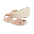 sandalias barefoot suela flexible blanda transpirable mujer hombre color rosa claro palido primavera verano gandia ss24_02