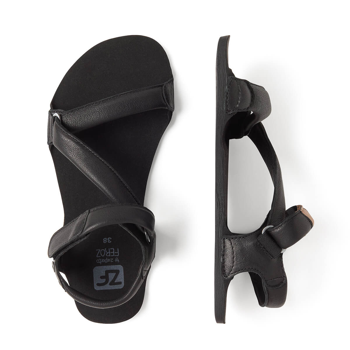 sandalias barefoot suela plana flexible blanda microfibra piel color negro mujer hombre primavera verano oliva ss25 03