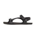 sandalias barefoot suela plana flexible blanda piel color negro mujer hombre primavera verano oliva ss25 01