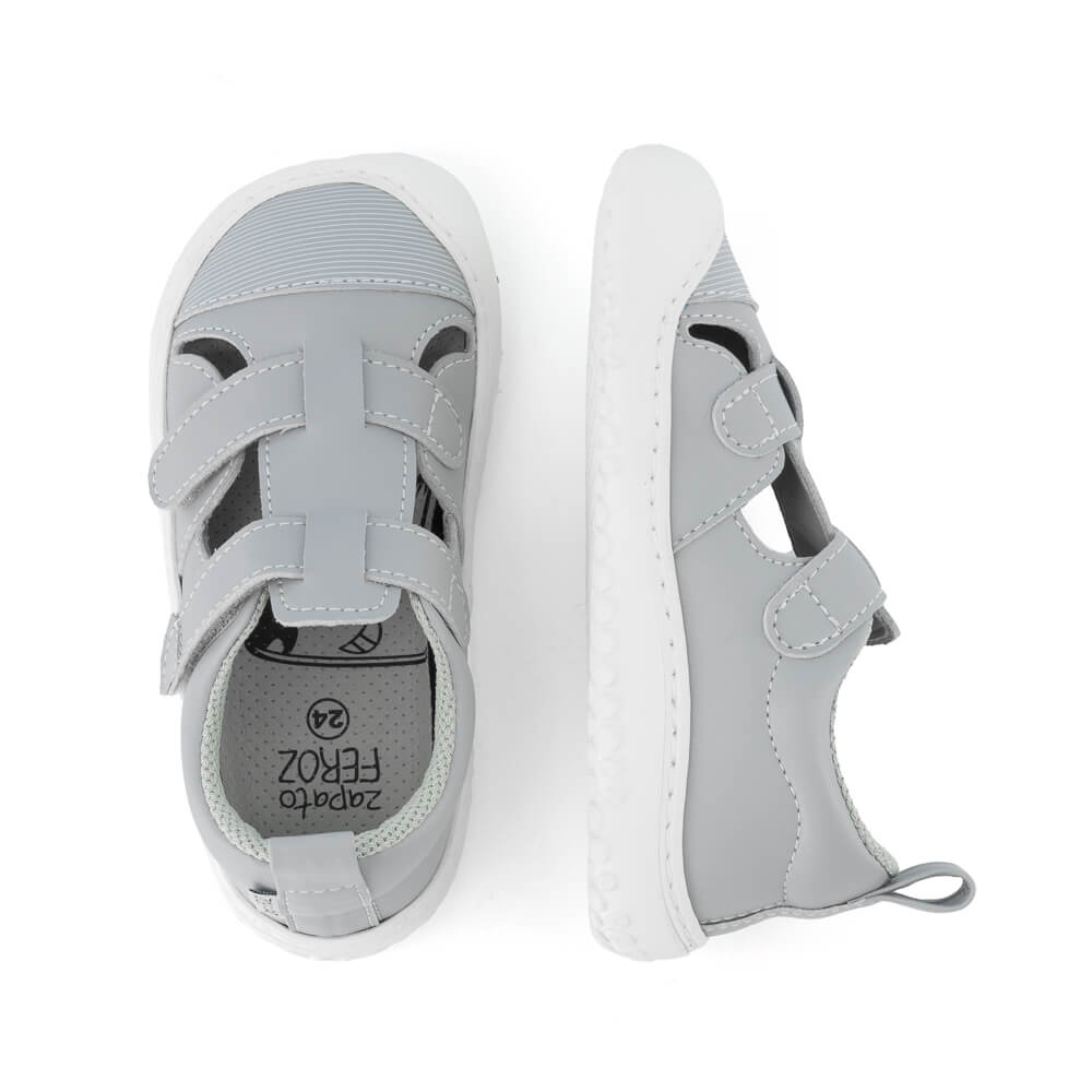 sandalias respetuosas forma crecimiento pie espacio dedos ninos ninas color gris javea rocker ss24