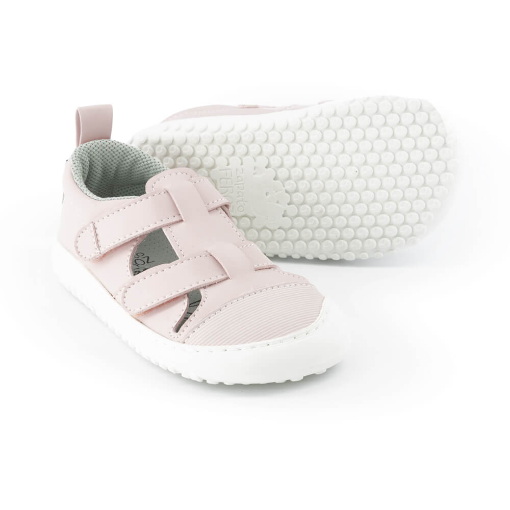 sandalias respetuosas ligeras blanditas comodas ninos ninas color rosa palo claro javea rocker ss24