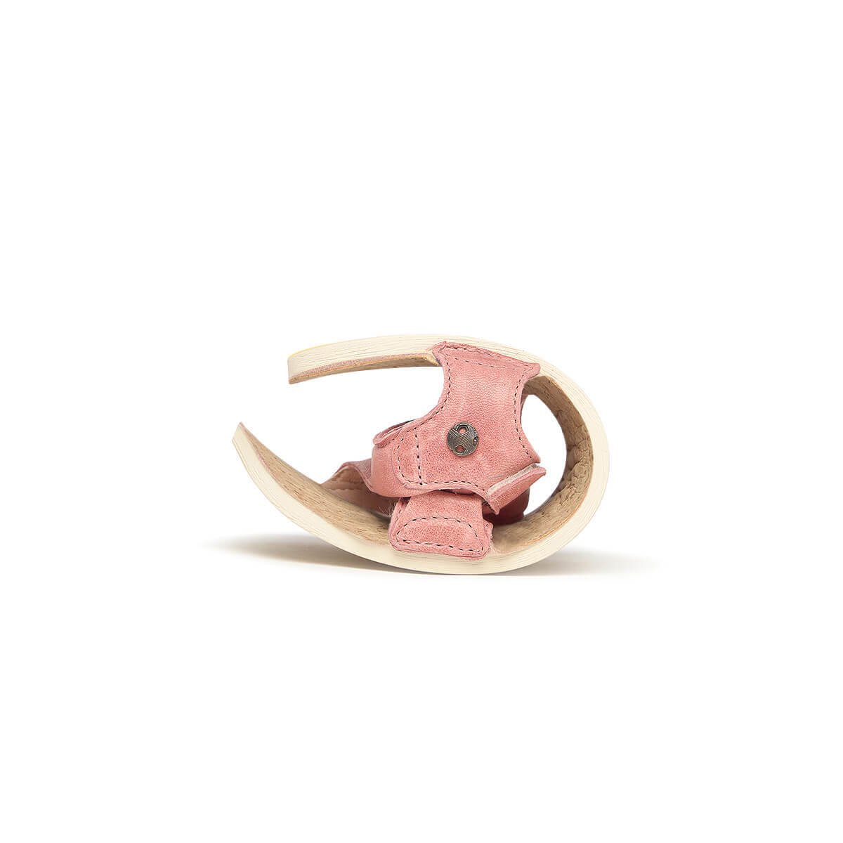 sandalias respetuosas saludables piel andar descalzo unisex adulto color frambuesa rosa primavera verano oliva ss25 04