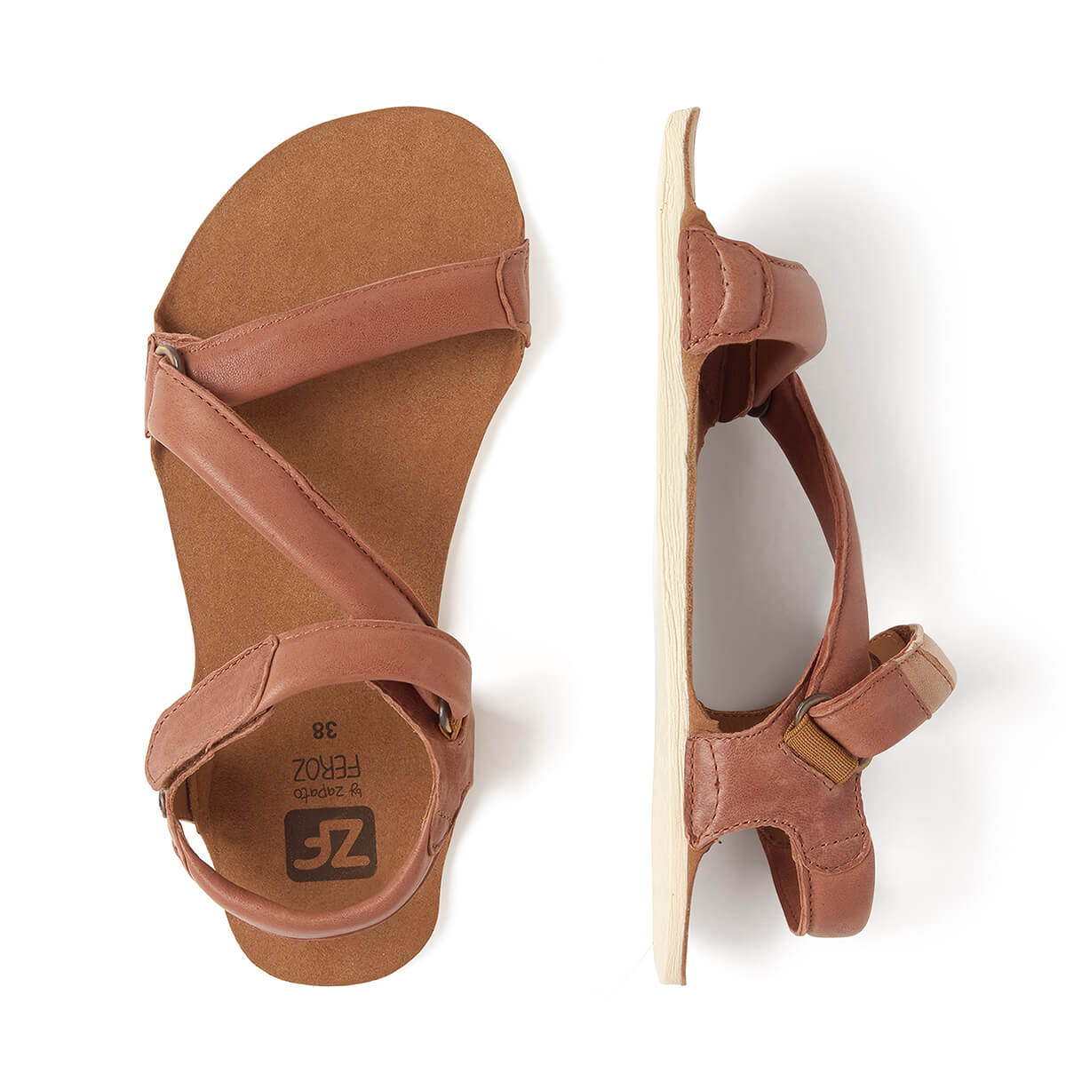 sandalias unisex adulto piel comodas ligeras descalzo pies libres color nut nude nuez marron claro oliva ss25 03